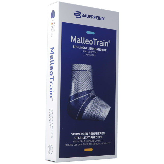BAUERFEIND MalleoTrain Aktivbandage Gr2 rechts titan