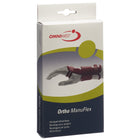 Omnimed Ortho Manu Flex Handgelenk-Bandage S 22cm links grau/bordeaux