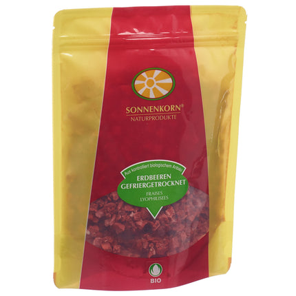 Sonnenkorn Erdbeeren gefriergetrocknet Bio Knospe 40 g