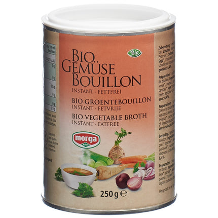 Morga Gemüse Bouillon fettfrei Bio Ds 250 g