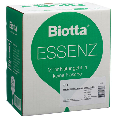 Biotta Essenz Ingwer Bio 6 Fl 2.5 dl