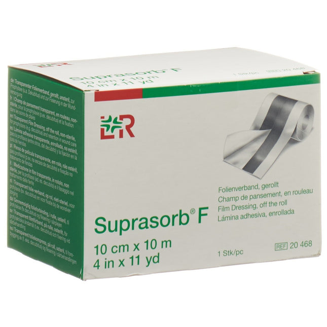 Suprasorb F Folien Verband 10cmx10m unsteril Rolle