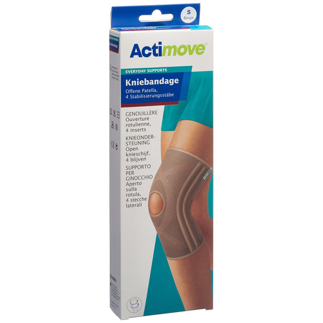 Actimove Everyday Support Kniebandage S offene Patella