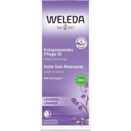 Weleda Pflege-Öl entspannend Lavendel Glasfl 100 ml