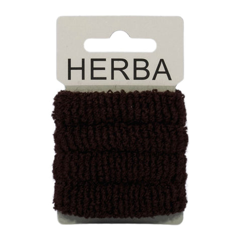 Herba Haarbinder 4cm frottée braun 4 Stk