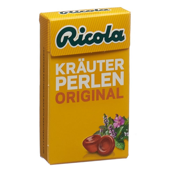 Ricola Kräuterperlen Original ohne Zucker Box 25 g