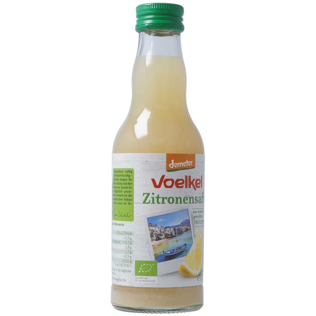 Voelkel Zitronensaft Demeter Glasfl 200 ml