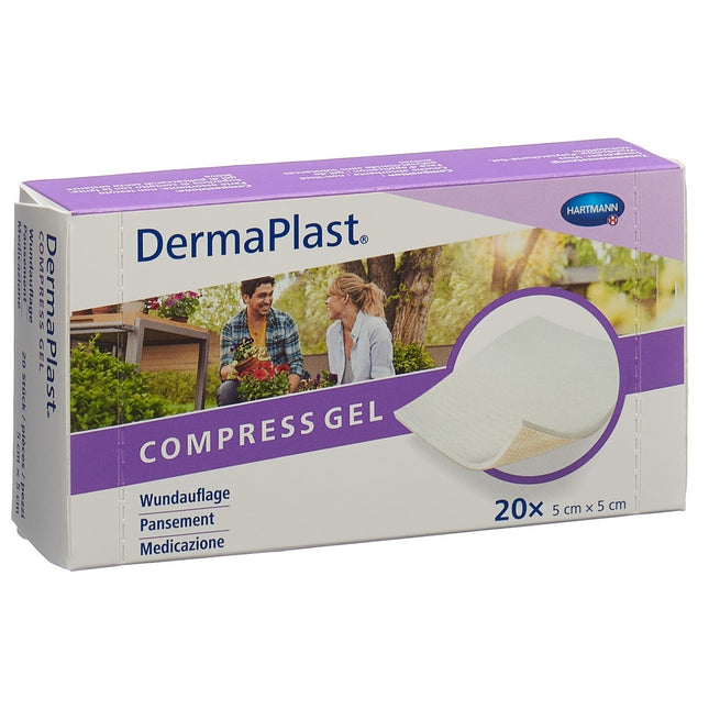 DermaPlast Compress Gel 5x5cm 20 Stk