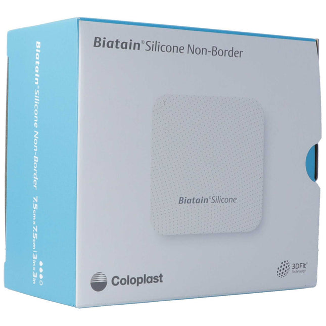 Biatain Silicone Non Border 7.5x7.5cm 10 Stk