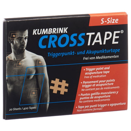 Crosstape Schmerz- Akupunkturtape S 400 Stk