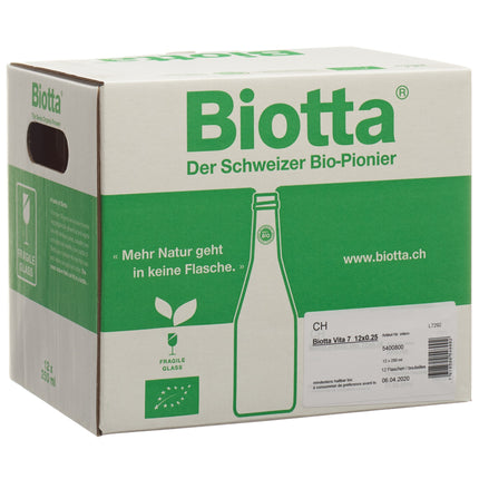 BIOTTA Vita 7 Bio, Karton mit 6 Flaschen à 5 dl