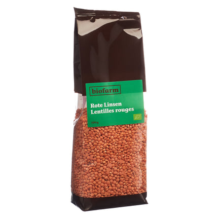 Biofarm Rote Linsen Knospe Btl 500 g