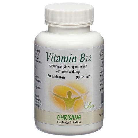 Chrisana Vitamin B12 Tabl 500 mcg Ds 180 Stk