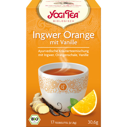 Yogi Tea Ingwer Orange mit Vanille 17 Btl 1.8 g