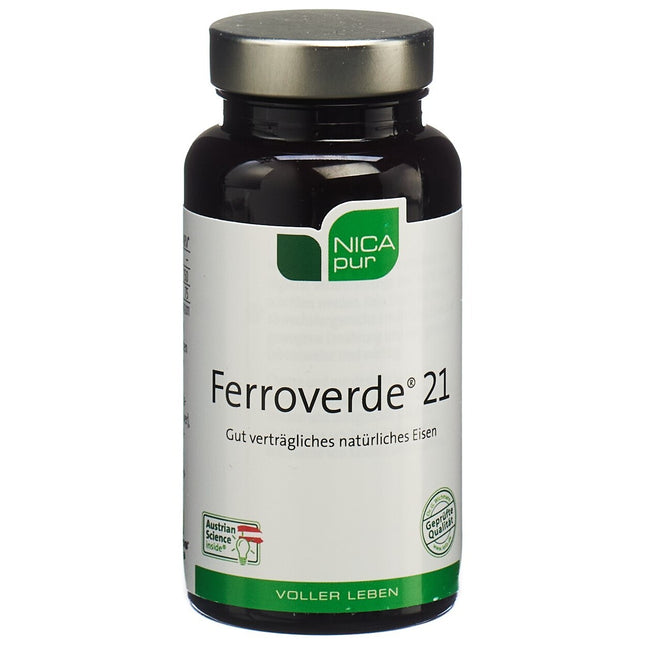 Ferroverde Kaps 21 mg pflanzliches Eisen Ds 60 Stk