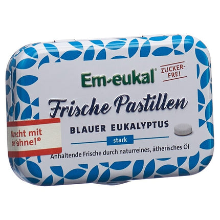 Soldan Em-eukal Frische Pastillen blauer Eukalyptus zuckerfrei mit Xylit Ds 20 g