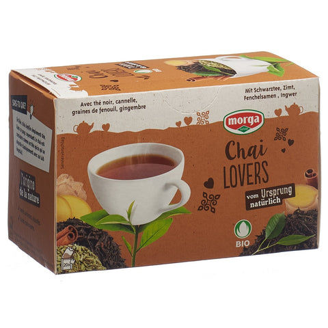 Morga Chai Lovers Tee mit Hülle Bio Knospe