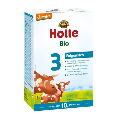 Holle Bio-Folgemilch 3 Karton 600 g