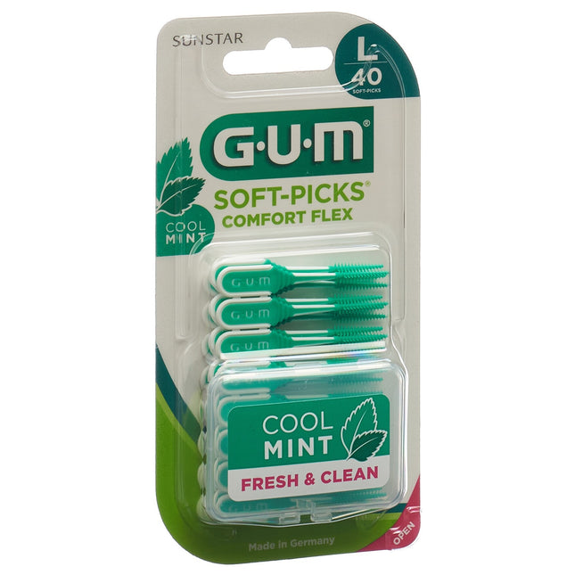 GUM Soft-Picks Comfort Flex Large Mint 40 Stk