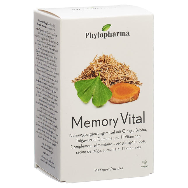 Phytopharma Memory Vital Kaps 90 Stk