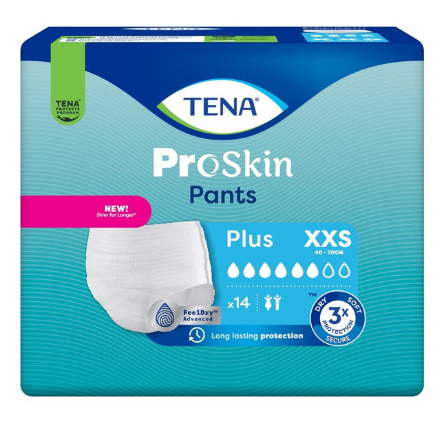 TENA Pants Plus XXS 40-70cm 14 Stk