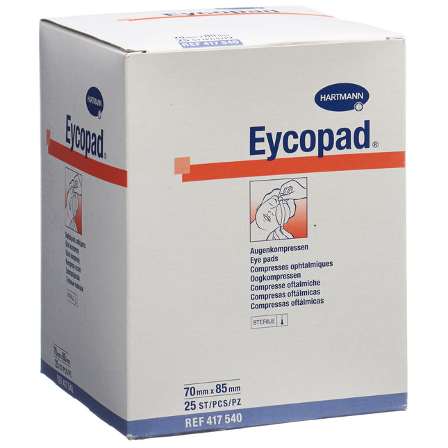 Eycopad Augenkompressen 70x85mm steril 25 Stk