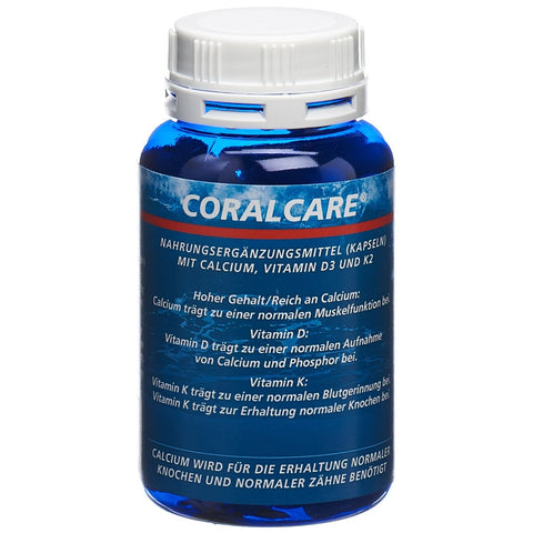 Coralcare Calcium Kaps 750 mg Vitamin D3 + K2 Ds 120 Stk