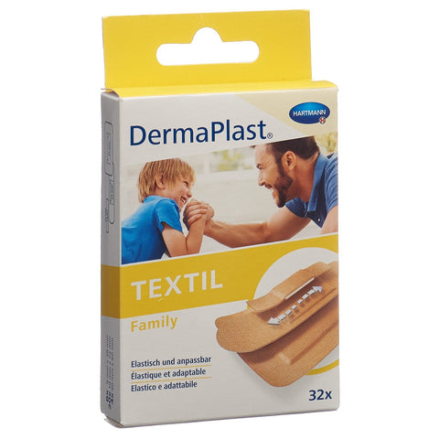 DermaPlast Textil Family Strips assortiert 32 Stk