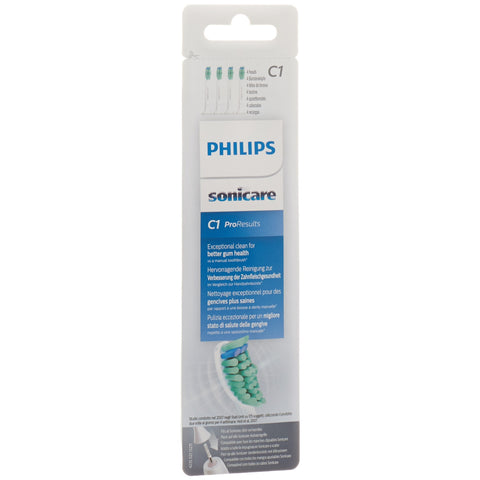 Philips Sonicare Ersatzbürstenköpfe ProResults HX6014/07 standard 4 Stk