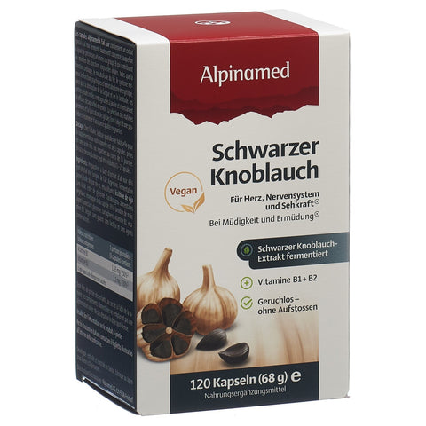 ALPINAMED Schwarzer Knoblauch Weichkaps 120 Stk