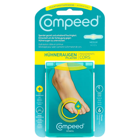 Compeed Hühneraugenpflaster M feuchtigkeitsspendend 6 Stk