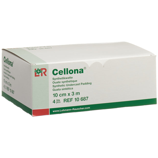 Cellona Synthetikwatte 10cmx3m weiss Rolle 4 Stk