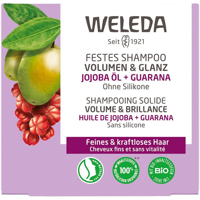 Weleda Festes Shampoo Volumen & Glanz 50 g