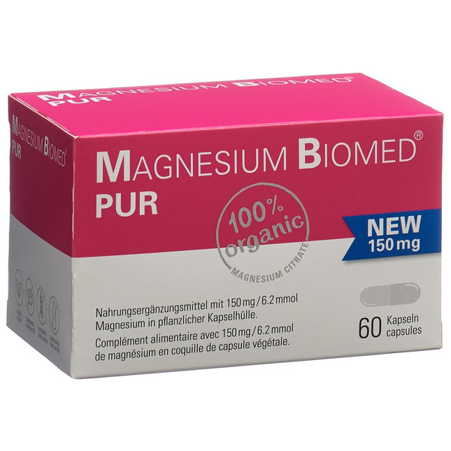 Magnesium Biomed PUR Kaps 150 mg 60 Stk