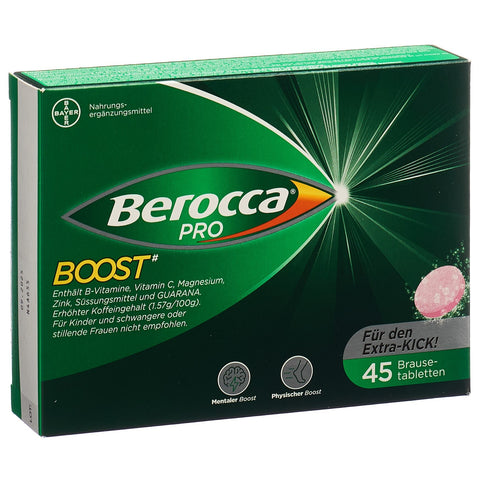 Berocca PRO Boost Brausetabletten – mit Guarana und Coffein – für den Sofort-Kick