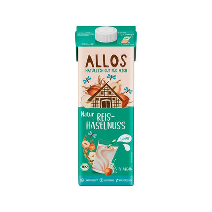 Allos Reis-Haselnuss Drink Tetra 1 lt