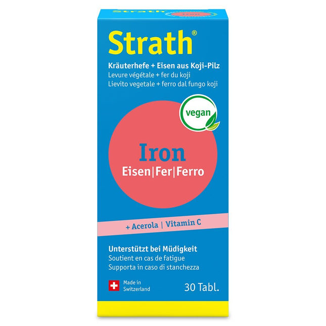 Strath Iron natürliches Eisen+Kräuterhefe Tabl