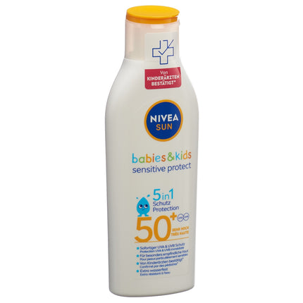 NIVEA SUN Babies & Kids Lotion Protect Sensitive LSF50+ Fl 200 ml