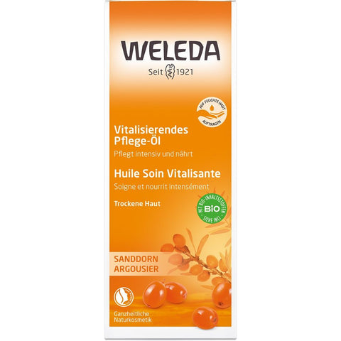 Weleda Pflege-Öl vitalisierend Sanddorn Glasfl 100 ml