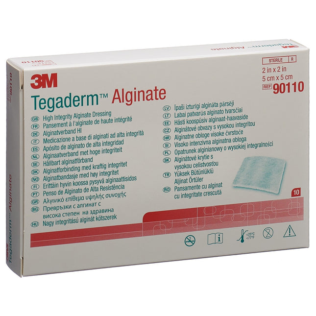 3M Tegaderm Alginat Kompresse 5x5cm 10 Stk