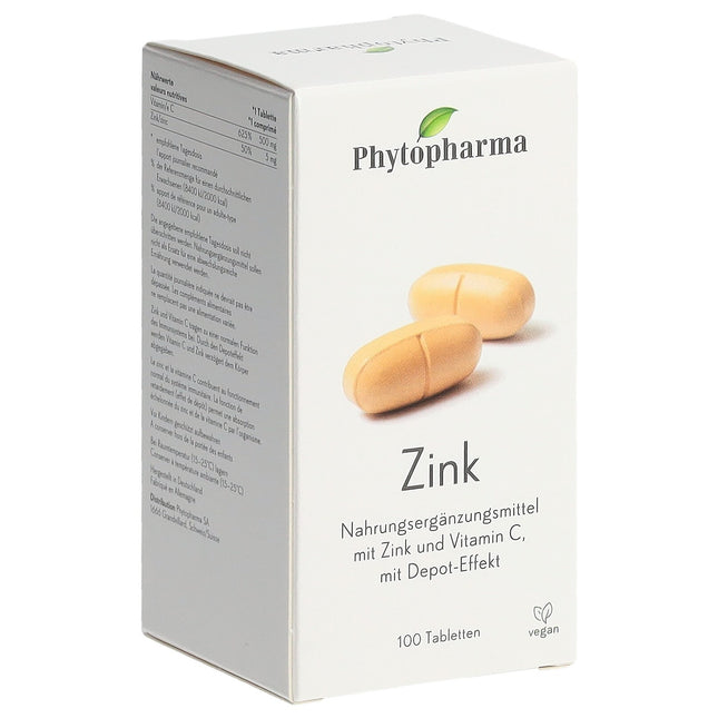 Phytopharma Zink Tabl Ds 100 Stk