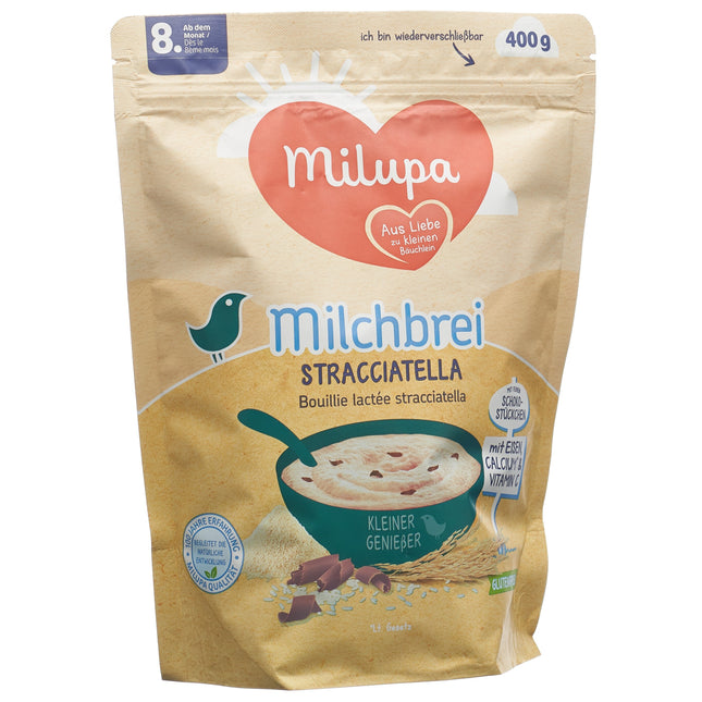 Milupa Milchbrei Stracciatella nach 8 Monaten Btl 400 g