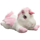 Habibi Plush Pegasus weiss mit rosa Glitzerhorn