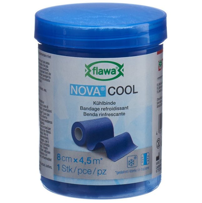 Flawa Nova Cool Kühlbandage 8cmx4.5m Ds