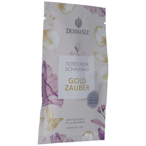 DermaSel Schaumbad Gold Zauber deutsch französisch Btl 40 ml