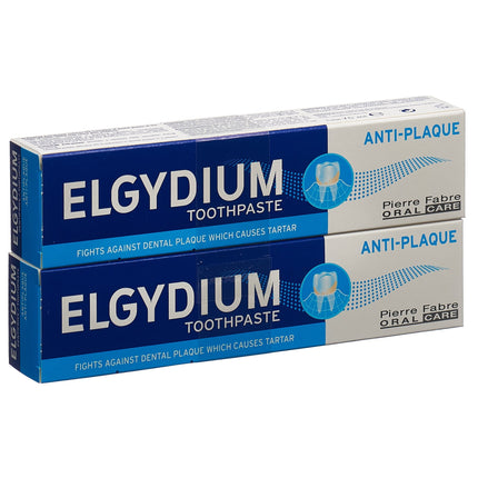 Elgydium Anti-Plaque Zahnpasta Duo 2 x 75 ml