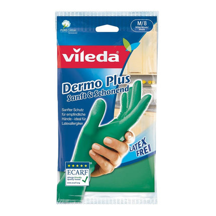 Vileda Dermo Plus Handschuh Gr8/M sanft & schonend 1 Paar