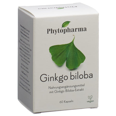 Phytopharma Ginkgo biloba Kaps Ds 60 Stk