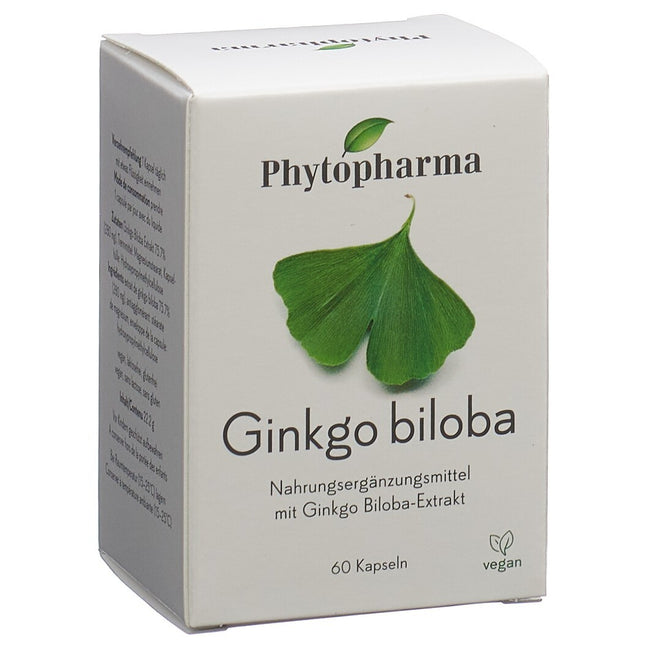 Phytopharma Ginkgo biloba Kaps Ds 60 Stk