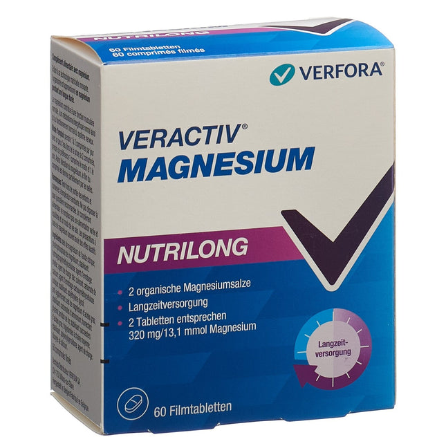 Veractiv Magnesium Nutrilong Tabl 60 Stk